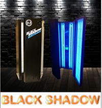 Black Shadow Sunbed for hire in Sheffield
